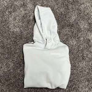Gymshark Crest Hoodie - Clearwater Blue - Medium